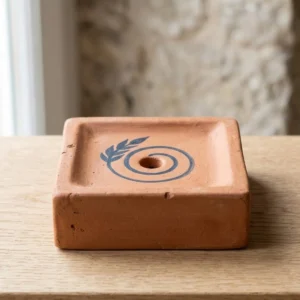 clay incense holder